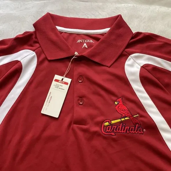 Men’s Large Cardinals Polo Shirt - Picture 2 of 6
